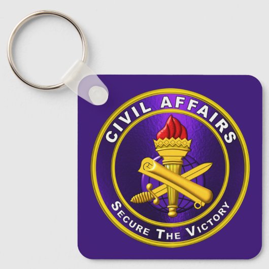 Burgerlijke zaken sleutelhanger (Voorkant)