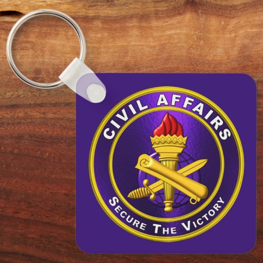 Burgerlijke zaken sleutelhanger (Voorkant)
