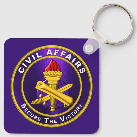 Burgerlijke zaken sleutelhanger (Achterkant)