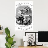 Burgeroorlog — Afdruk Poster (Thuiskantoor)