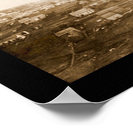 Burgeroorlog Atlanta Foto 1864 Poster (Hoek)