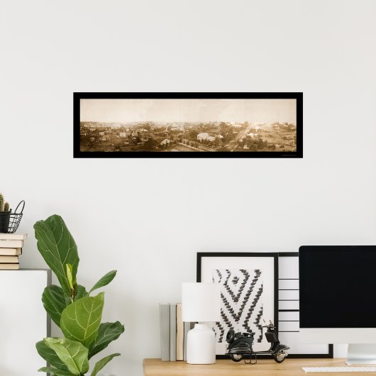 Burgeroorlog Atlanta Foto 1864 Poster (Thuiskantoor)