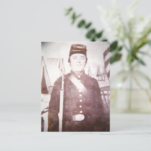 Burgeroorlog Briefkaart (Staand voorkant)