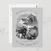 Burgeroorlog Briefkaart (Voorkant / Achterkant)