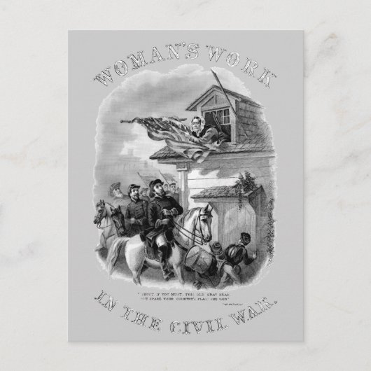 Burgeroorlog Briefkaart (Voorkant)