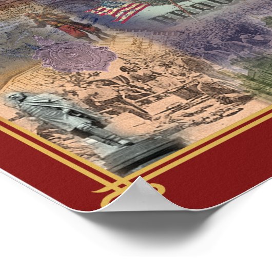 Burgeroorlog Brooklyn 14e Regiment Poster (Hoek)