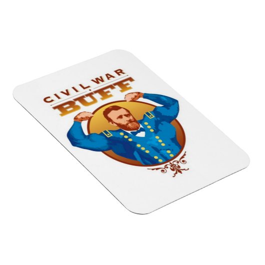 Burgeroorlog Buff-Grant Magnet Magneet (Rechterzijde)