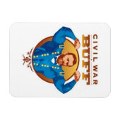 Burgeroorlog Buff-Grant Magnet Magneet (Horizontaal)