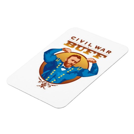 Burgeroorlog Buff-Grant Magnet Magneet (Linkerzijde)