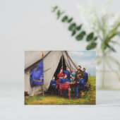 Burgeroorlog - Burgeroorlog schaakte 1861 Briefkaart (Staand voorkant)