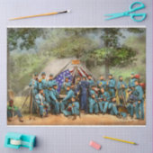 Burgeroorlog - Engineer Company 8e dag Staat 1861 Tissuepapier (Craft)