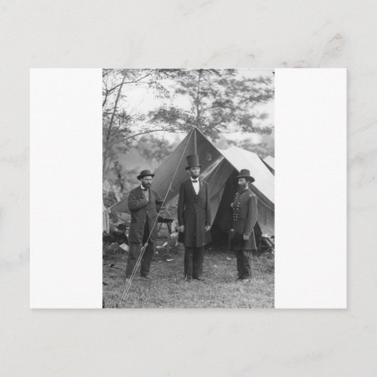 Burgeroorlog Foto Circa 1862 Briefkaart (Voorkant)