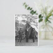 Burgeroorlog Foto Circa 1862 Briefkaart (Staand voorkant)