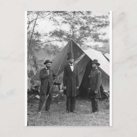 Burgeroorlog Foto Circa 1862 Briefkaart (Voorkant)