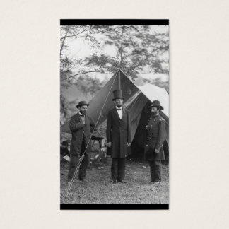 Burgeroorlog Foto circa 1862 Visitekaartje