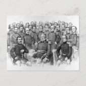 Burgeroorlog Generaals van de Unie briefkaarten (Voorkant)