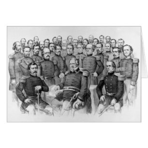 Burgeroorlog Generaals van de Unie kaarten