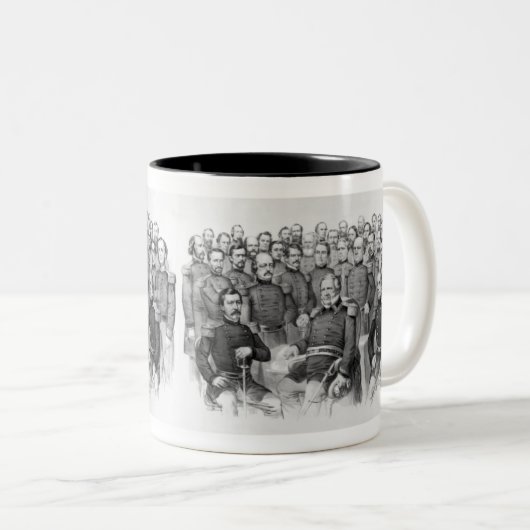 Burgeroorlog Generaals van de Unie mok (Voorkant rechts)