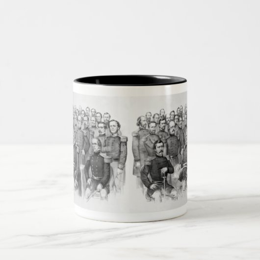 Burgeroorlog Generaals van de Unie mok (Center)