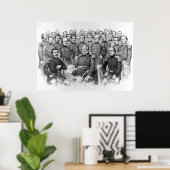 Burgeroorlog generaals van de Unie poster / print (Thuiskantoor)