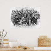 Burgeroorlog generaals van de Unie poster / print (Keuken)