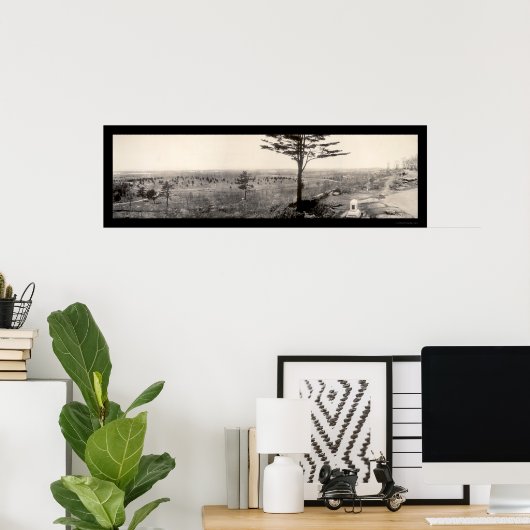 Burgeroorlog Gettysburg Foto 1909 Poster (Thuiskantoor)