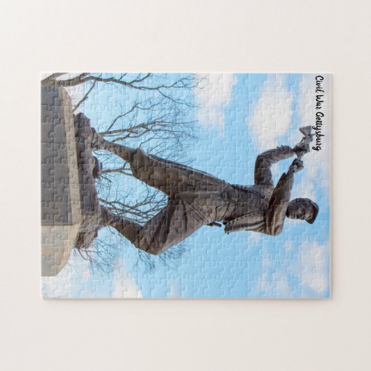 Burgeroorlog Gettysburg Legpuzzel (Horizontaal)