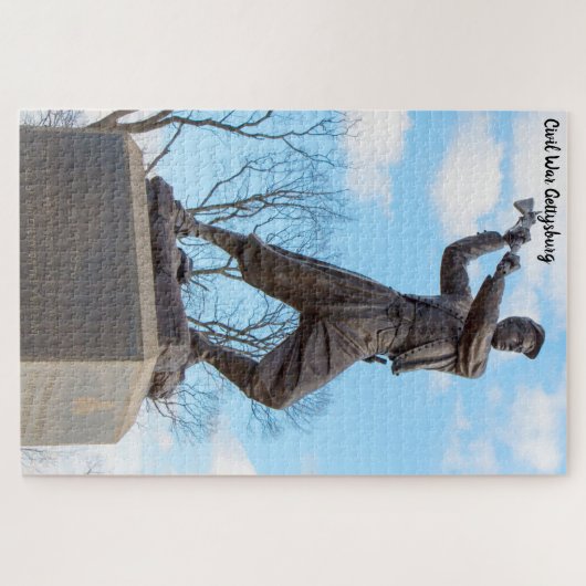 Burgeroorlog Gettysburg Legpuzzel (Horizontaal)