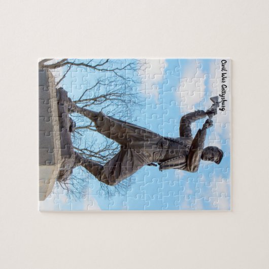 Burgeroorlog Gettysburg Legpuzzel (Horizontaal)