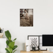 Burgeroorlog Harriet Beecher Stowe Verticale Druk Poster (Thuiskantoor)