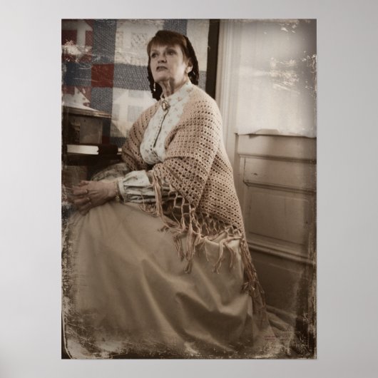 Burgeroorlog Harriet Beecher Stowe Verticale Druk Poster (Voorkant)