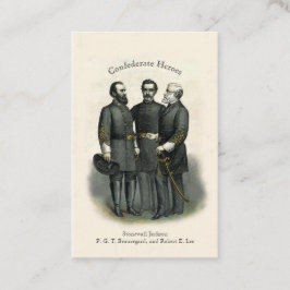 Burgeroorlog Helden Drywall Stucco Schilderij Visitekaartje