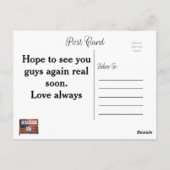 Burgeroorlog 🛡️ Helden Stonewall Beauregard Lee Briefkaart (Achterkant)