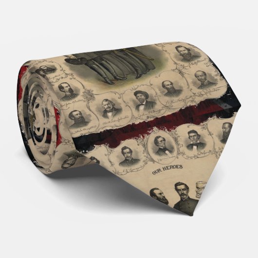 Burgeroorlog Helden Stropdas (Opgerold)