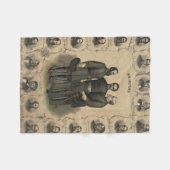 Burgeroorlog Helden 🎖️⚔️ VS Fleece Deken (Voorkant (Horizontaal))