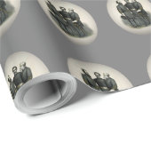 Burgeroorlog 🎖️⚔️ Heroes Confederate Generals Cadeaupapier (Rol Hoek)