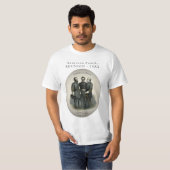 Burgeroorlog 🎖️⚔️ Heroes Confederate Generals T-shirt (Voorkant volledig)