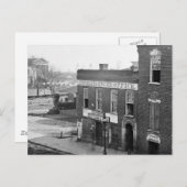 Burgeroorlog in Atlanta, 1864 Briefkaart (Voorkant / Achterkant)