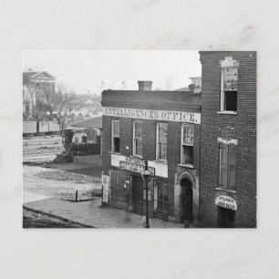 Burgeroorlog in Atlanta, 1864 Briefkaart