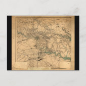 Burgeroorlog Kaart van Richmond en Petersburgh (18 (Voorkant)