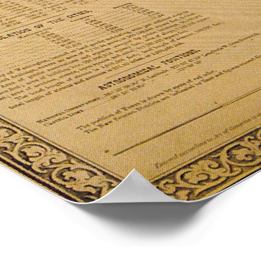 Burgeroorlog Kaart Washington DC 1862 Poster (Hoek)