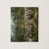 Burgeroorlog - kamp Gettysburg van kapitein Huft 1 Legpuzzel (Verticaal)