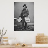 Burgeroorlog Krant 1860 Poster (Keuken)