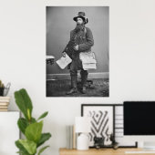 Burgeroorlog Krant 1860 Poster (Thuiskantoor)