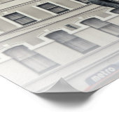 Burgeroorlog Memorial Statue, ChristChurch New Zea Poster (Hoek)