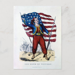 Burgeroorlog New York Zouaves Briefkaart
