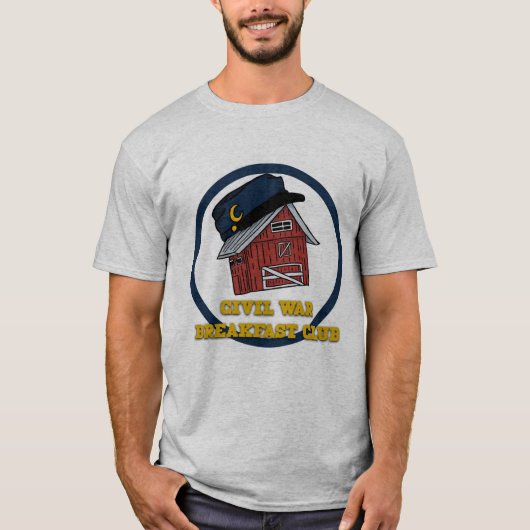 Burgeroorlog Ontbijtclub Logo T-Shirt (Voorkant)