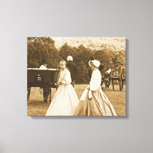 Burgeroorlog op Canvas (Voorkant)