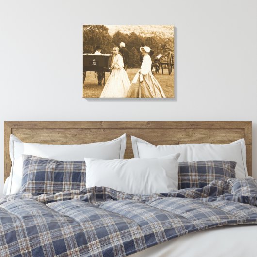 Burgeroorlog op Canvas (Insitu (Slaapkamer))