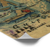 Burgeroorlog - Opname van Mobile Alabama - Kaart Poster (Hoek)